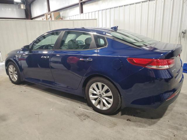 5XXGU4L38GG018464 - 2016 KIA OPTIMA EX BLUE photo 2