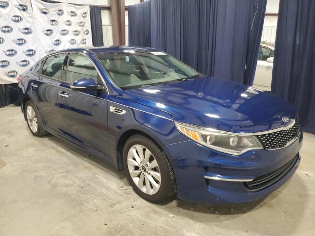 5XXGU4L38GG018464 - 2016 KIA OPTIMA EX BLUE photo 4