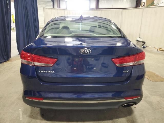 5XXGU4L38GG018464 - 2016 KIA OPTIMA EX BLUE photo 6