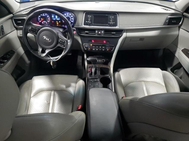 5XXGU4L38GG018464 - 2016 KIA OPTIMA EX BLUE photo 8