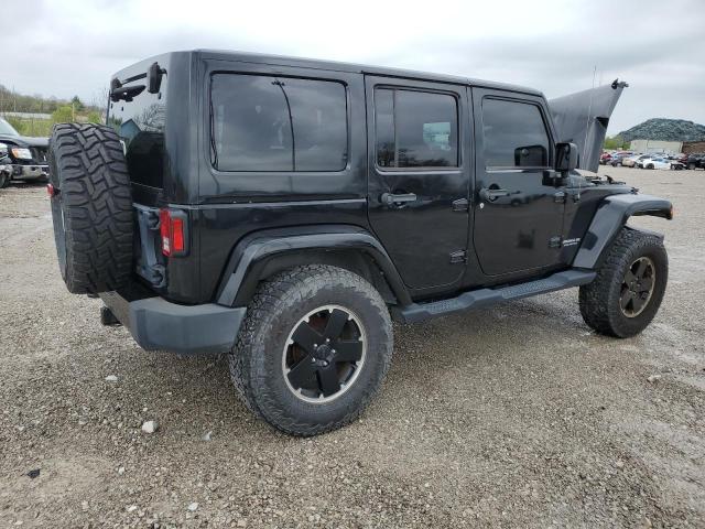 1C4HJWEG5CL285242 - 2012 JEEP WRANGLER U SAHARA BLACK photo 3