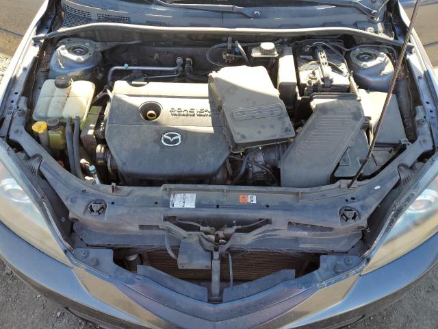 JM1BK344X81138961 - 2008 MAZDA 3 HATCHBACK GRAY photo 11