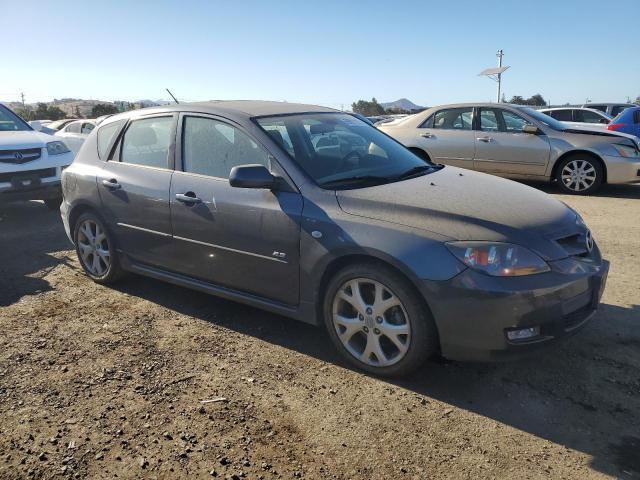 JM1BK344X81138961 - 2008 MAZDA 3 HATCHBACK GRAY photo 4