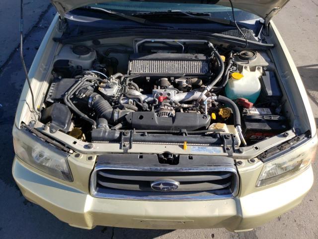 JF1SG69614H747778 - 2004 SUBARU FORESTER 2.5XT GREEN photo 12