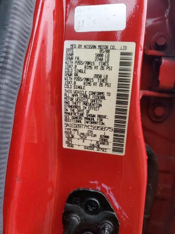 5N1ED28T7YC595875 - 2000 NISSAN XTERRA XE RED photo 13