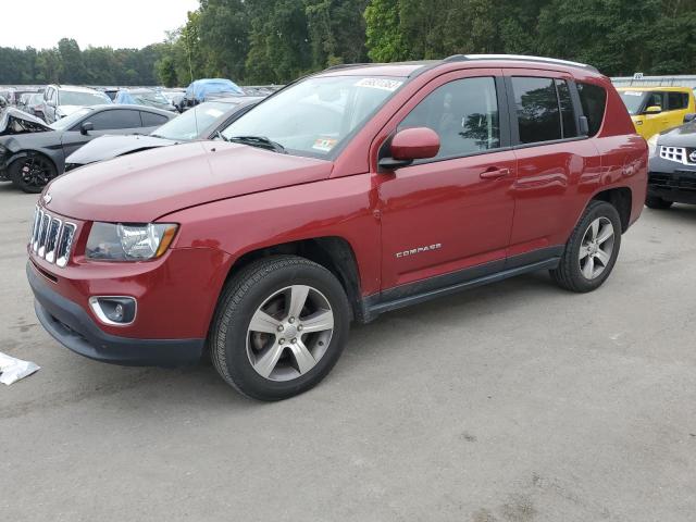 1C4NJDEB8HD152133 - 2017 JEEP COMPASS LATITUDE RED photo 1