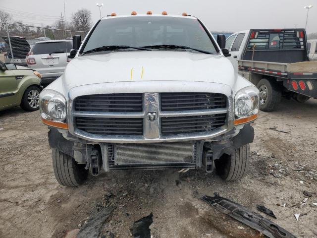 3D6WX46C56G288420 - 2006 DODGE RAM 3500 ST WHITE photo 5