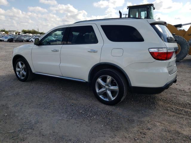 1D4SD5GT4BC613561 - 2011 DODGE DURANGO CITADEL WHITE photo 2