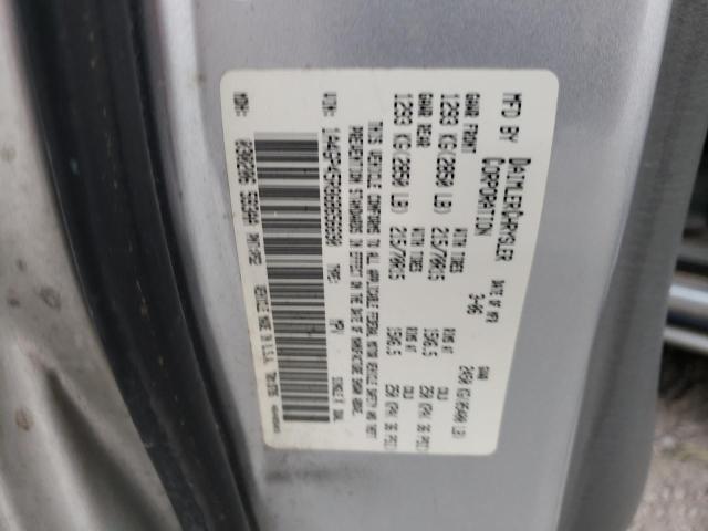 1A4GP45R86B656690 - 2006 CHRYSLER TOWN & COU ვერცხლისფერი ფოტო 13