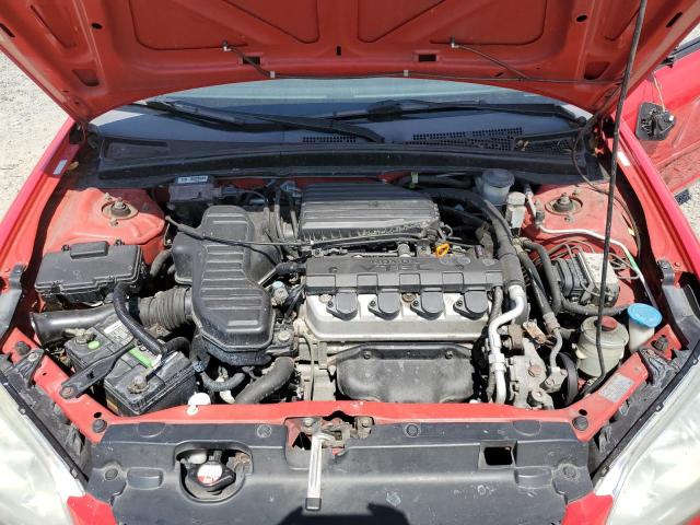 1HGEM21985L026596 - 2005 HONDA CIVIC EX RED photo 11