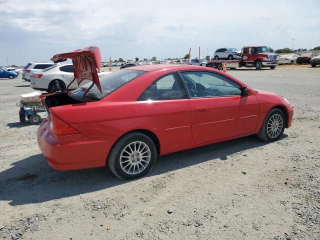 1HGEM21985L026596 - 2005 HONDA CIVIC EX RED photo 3