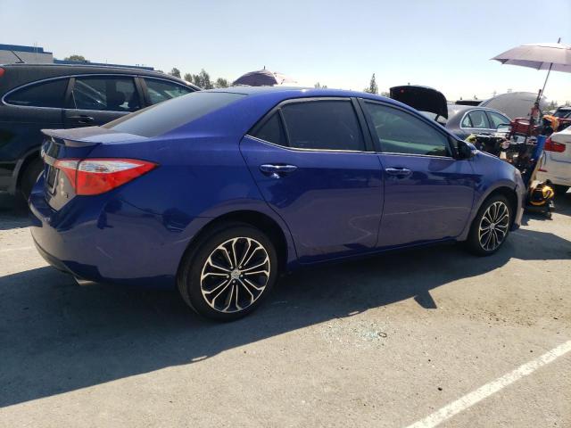 5YFBURHE2GP402877 - 2016 TOYOTA COROLLA L BLUE photo 3