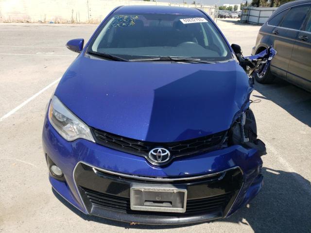 5YFBURHE2GP402877 - 2016 TOYOTA COROLLA L BLUE photo 5