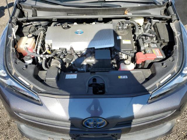 JTDKARFU2K3072534 - 2019 TOYOTA PRIUS ნაცრისფერი ფოტო 11