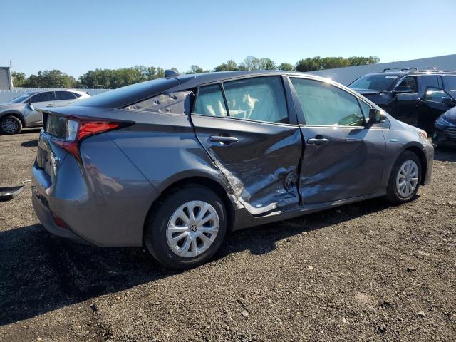 JTDKARFU2K3072534 - 2019 TOYOTA PRIUS ნაცრისფერი ფოტო 3