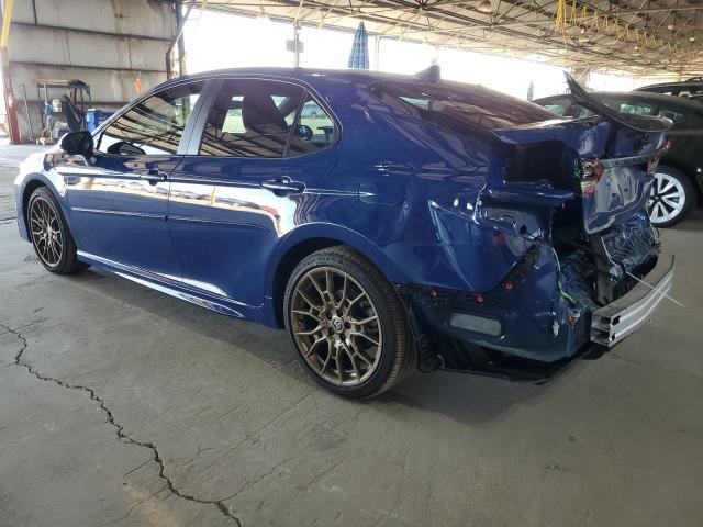 4T1G11AK7PU172445 - 2023 TOYOTA CAMRY SE NIGHT SHADE BLUE photo 2