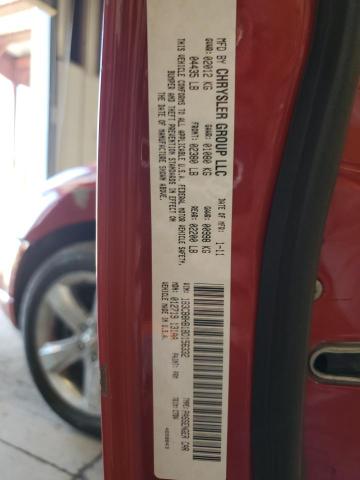 1B3CB8HB1BD156332 - 2011 DODGE CALIBER RUSH RED photo 12