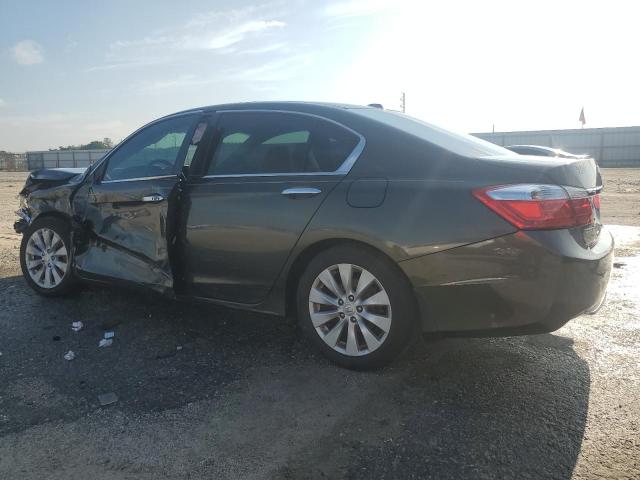 1HGCR2F83FA015611 - 2015 HONDA ACCORD EXL GRAY photo 2