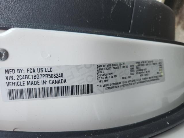 2C4RC1BG7PR508240 - 2023 CHRYSLER PACIFICA TOURING L თეთრი ფოტო 13