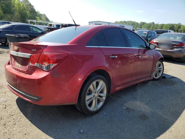 1G1PH5SC6C7398508 - 2012 CHEVROLET CRUZE LTZ MAROON photo 3