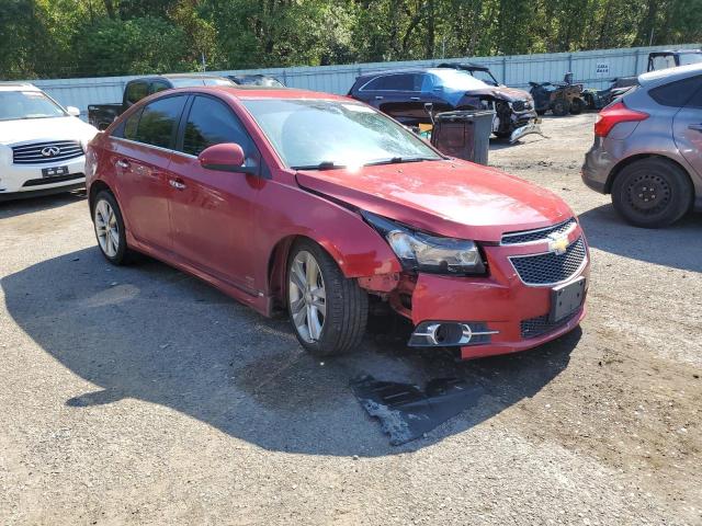 1G1PH5SC6C7398508 - 2012 CHEVROLET CRUZE LTZ MAROON photo 4