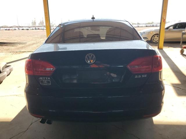 3VWDP7AJ7CM302574 - 2012 VOLKSWAGEN JETTA SE BLACK photo 6