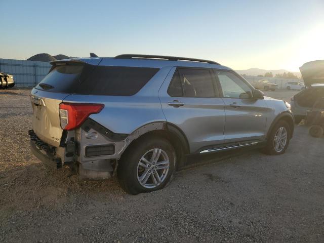1FMSK8DH1MGB45297 - 2021 FORD EXPLORER XLT SILVER photo 3