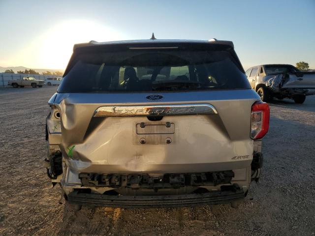 1FMSK8DH1MGB45297 - 2021 FORD EXPLORER XLT SILVER photo 6