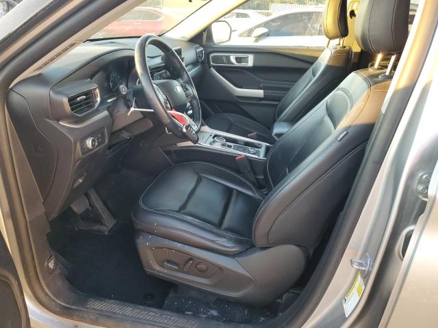 1FMSK8DH1MGB45297 - 2021 FORD EXPLORER XLT SILVER photo 7