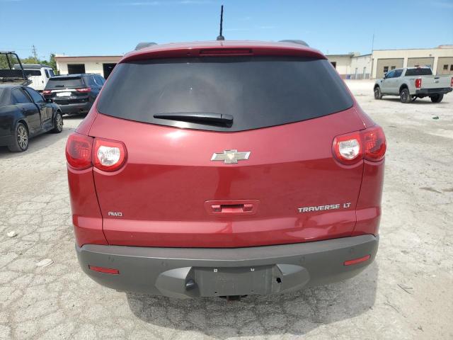 1GNKVGED0CJ356663 - 2012 CHEVROLET TRAVERSE LT RED photo 6