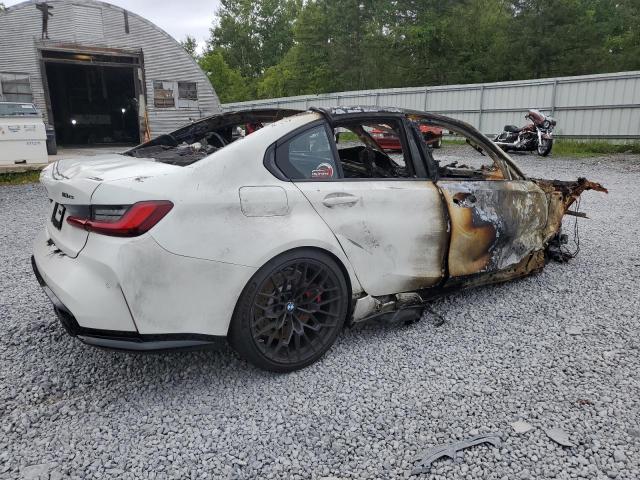 WBS63AY05RFS28672 - 2024 BMW M3 CS WHITE photo 3