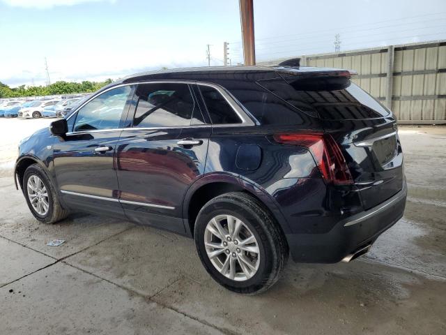 1GYKNAR42MZ160883 - 2021 CADILLAC XT5 LUXURY BLUE photo 2
