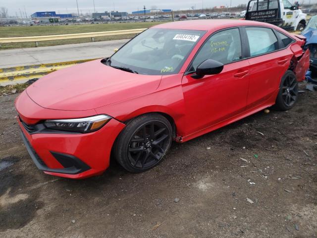 2HGFE2F5XNH543841 - 2022 HONDA CIVIC SPORT 红色 照片 1