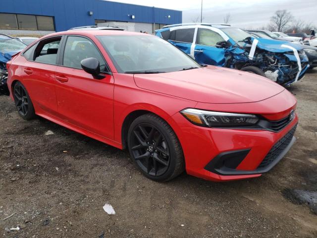 2HGFE2F5XNH543841 - 2022 HONDA CIVIC SPORT 红色 照片 4