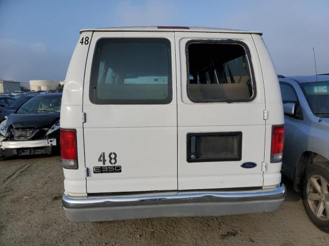 1FBNE31L02HA65781 - 2002 FORD E-350 E350 SUPER DUTY WAGON WHITE photo 6