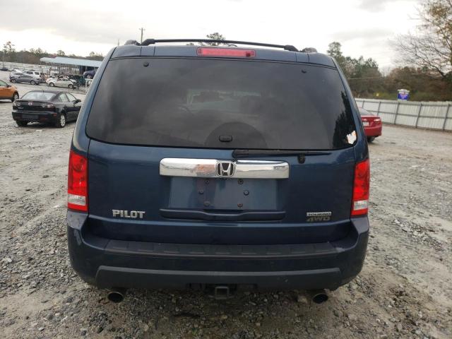 5FNYF48819B041299 - 2009 HONDA PILOT TOURING BLUE photo 6