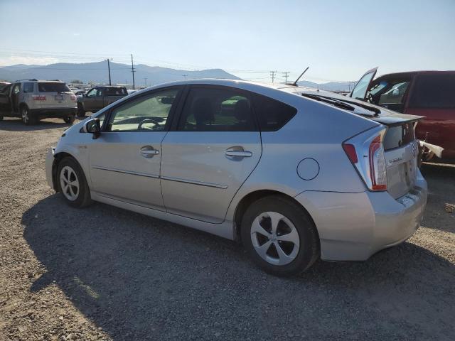 JTDKN3DU0D5606254 - 2013 TOYOTA PRIUS SILVER photo 2