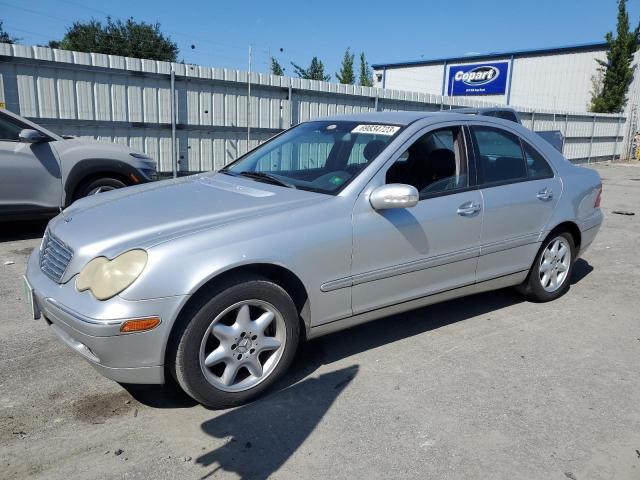 WDBRF61J02F252037 - 2002 MERCEDES-BENZ C 240 SILVER photo 1