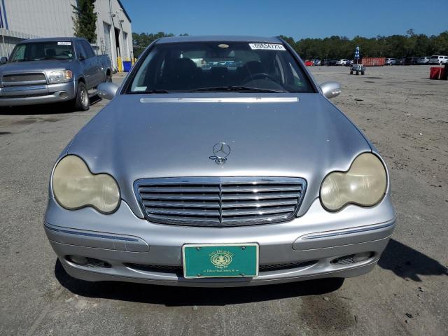 WDBRF61J02F252037 - 2002 MERCEDES-BENZ C 240 SILVER photo 5