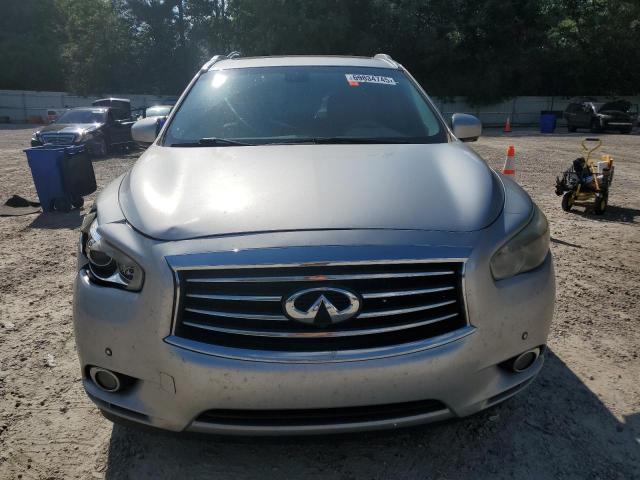5N1AL0MM2EC525314 - 2014 INFINITI QX60 SILVER photo 5