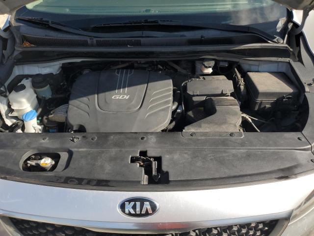 KNDMB5C11G6164703 - 2016 KIA SEDONA LX SILVER photo 12