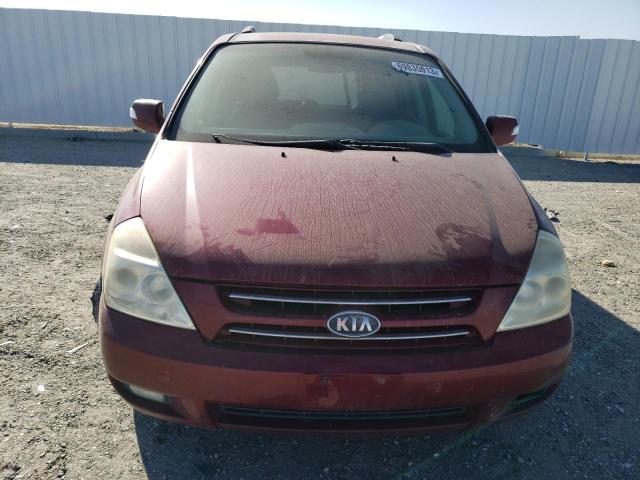 KNDMH4C73C6422176 - 2012 KIA SEDONA EX RED photo 5