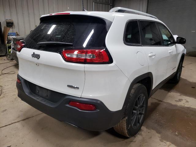 1C4PJLCBXGW259211 - 2016 JEEP CHEROKEE LATITUDE WHITE photo 4