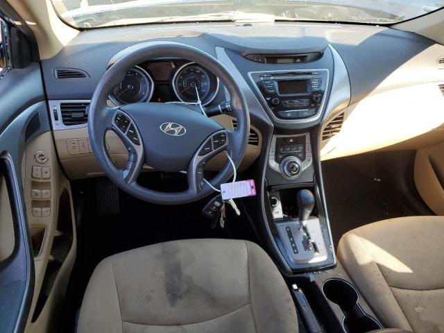 KMHDH4AE7DU791584 - 2013 HYUNDAI ELANTRA GLS BLUE photo 8