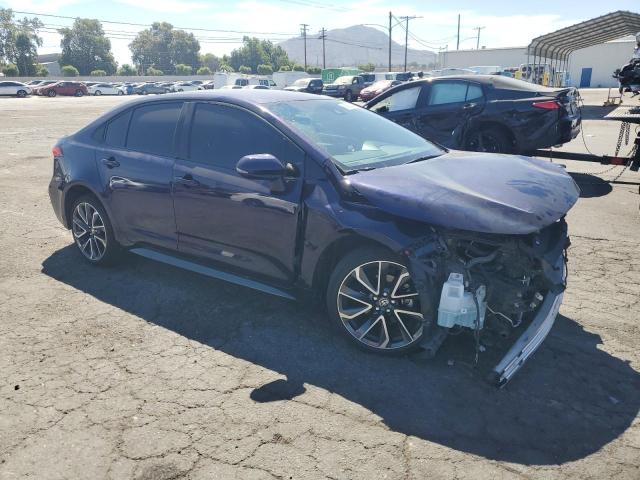 JTDS4RCE3LJ008181 - 2020 TOYOTA COROLLA SE 蓝色 照片 4