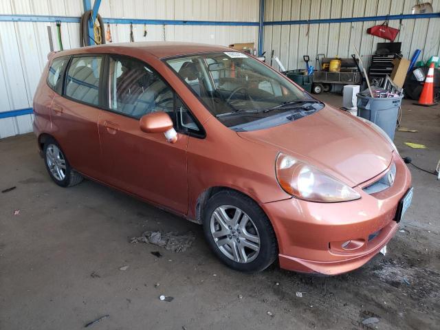 JHMGD37617S019443 - 2007 HONDA FIT S 橙色 照片 4