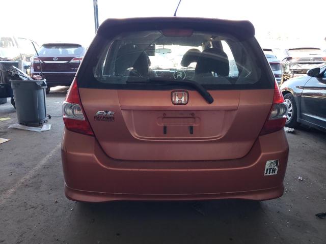 JHMGD37617S019443 - 2007 HONDA FIT S 橙色 照片 6