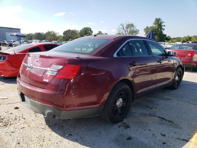 1FAHP2MK8EG107176 - 2014 FORD TAURUS POLICE INTERCEPTOR MAROON photo 3