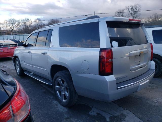 1GNSKJKC7GR257671 - 2016 CHEVROLET SUBURBAN K1500 LTZ SILVER photo 2