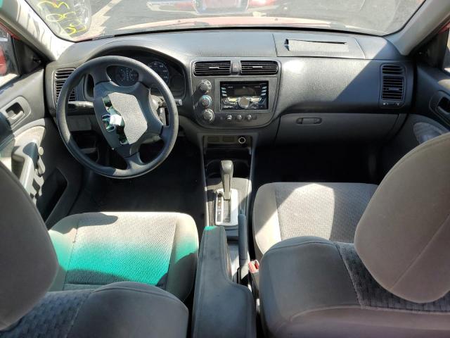 1HGES16335L012643 - 2005 HONDA CIVIC DX VP Rot Foto 8
